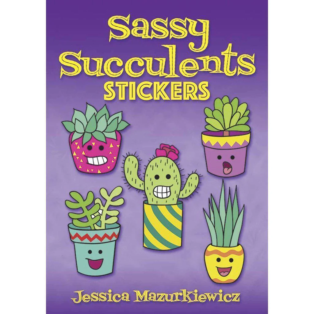 Sassy Succulents Stickers