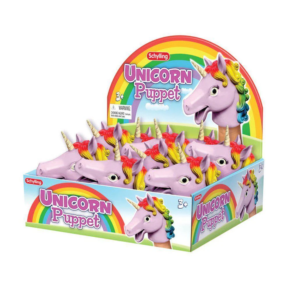 Unicorn Hand Puppet Schylling