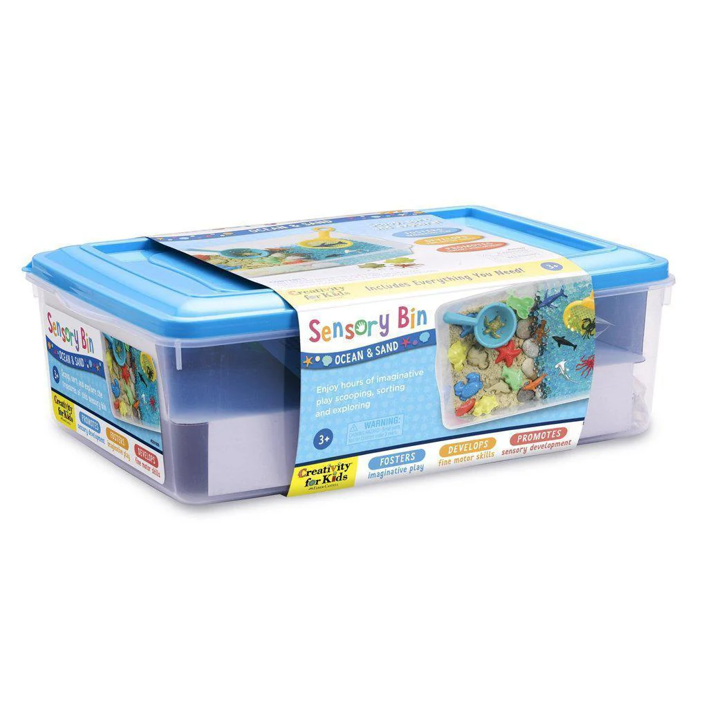 Sensory Bin: Ocean & Sand