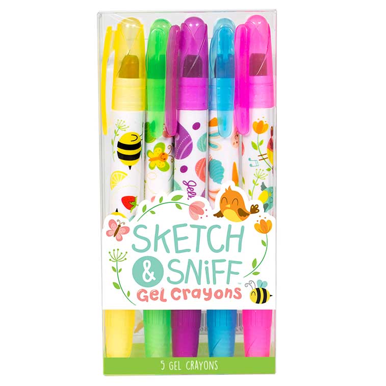 Sketch & Sniff Spring Gel Crayons 5 Pack
