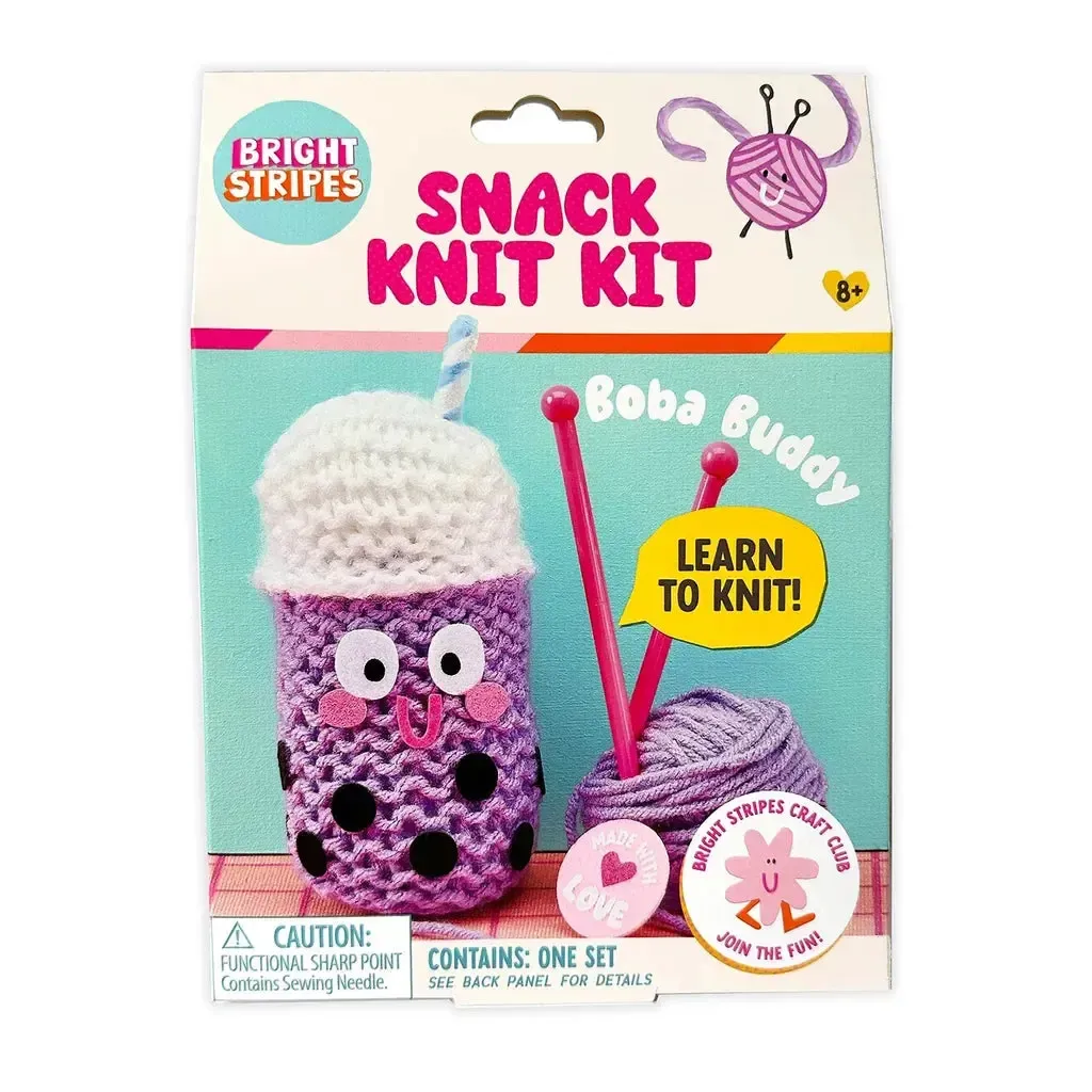 Snack Knit Boba Buddy