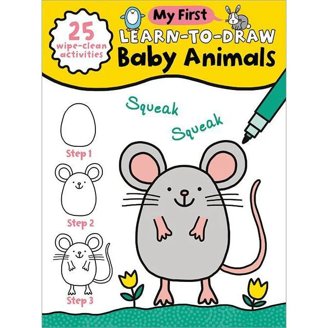 Sourcebooks My First Learn-To-Draw: Baby Animals children's book