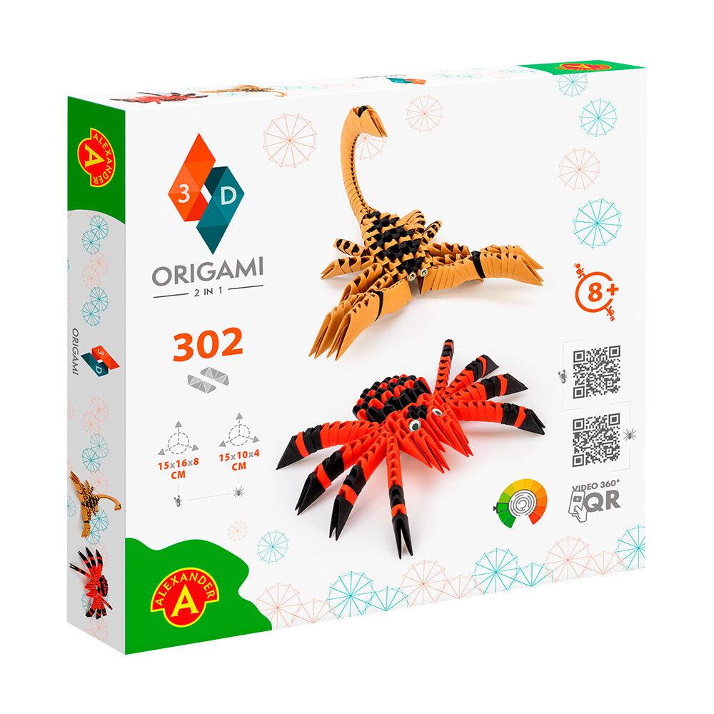 Spider and Scorpion 3D Origami