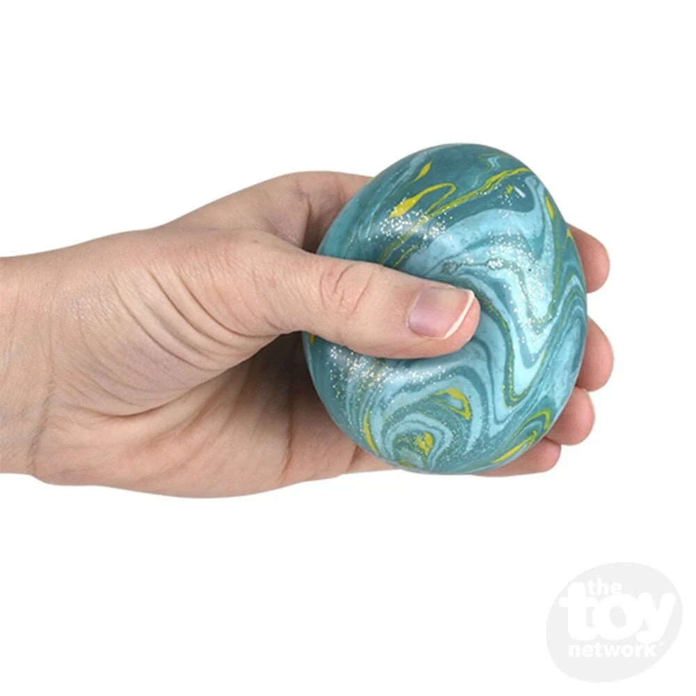 Squish And Stretch Marbleized Easter Eggs 3" - Image 2
