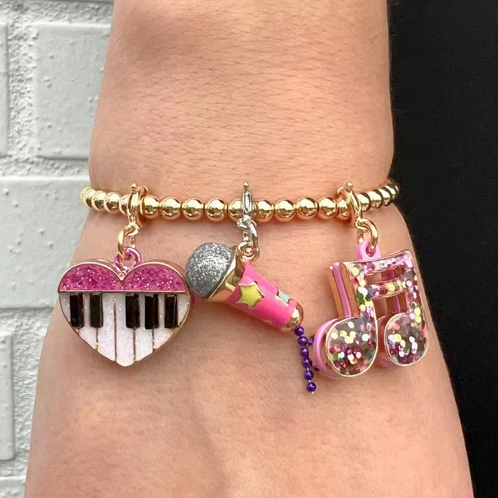 Star Microphone Charm - Image 2