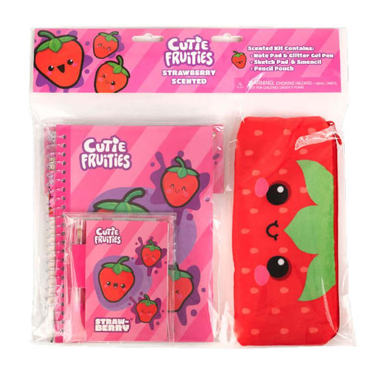 Strawberry-Cutie Fruities Stationary Kit