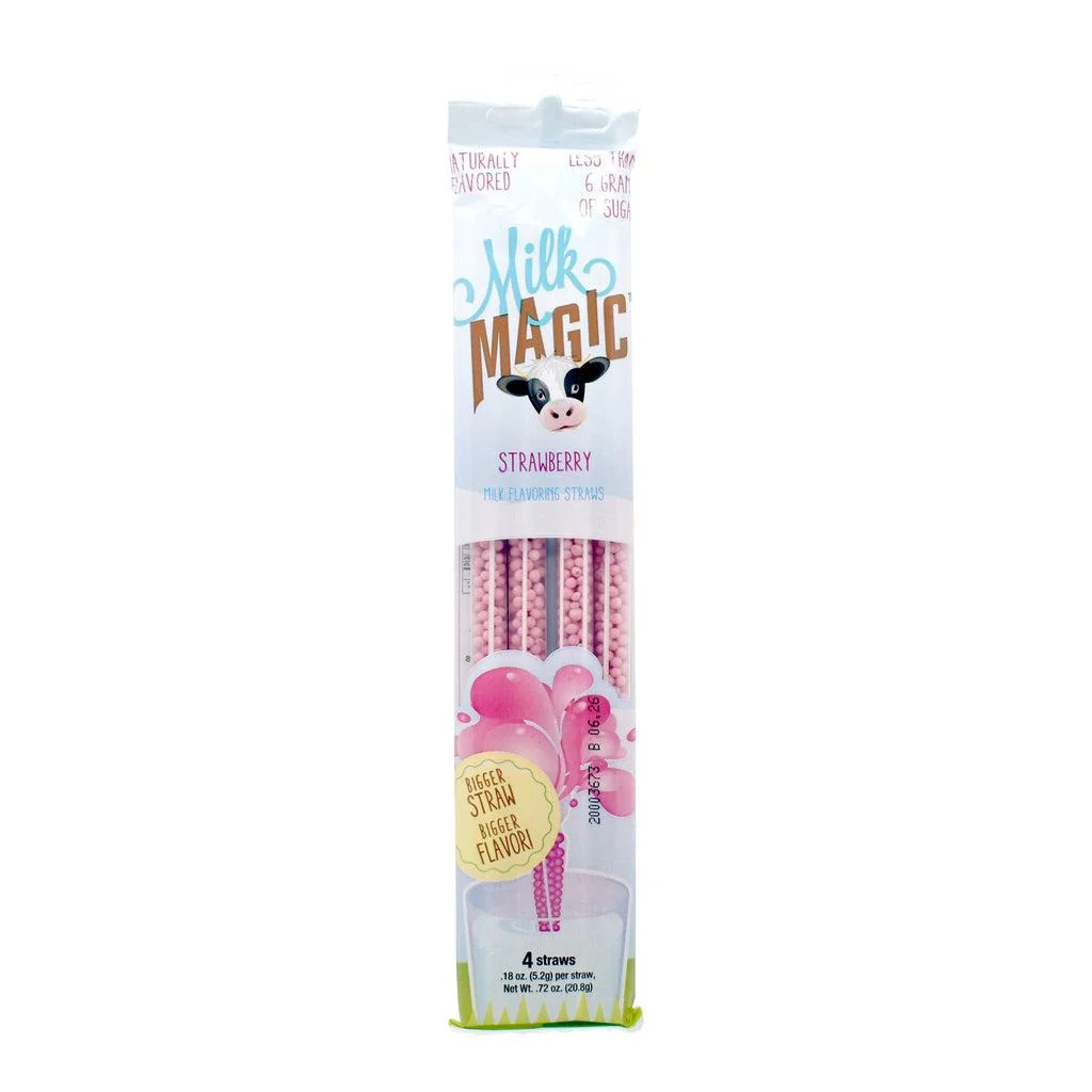 Strawberry Milk Straws