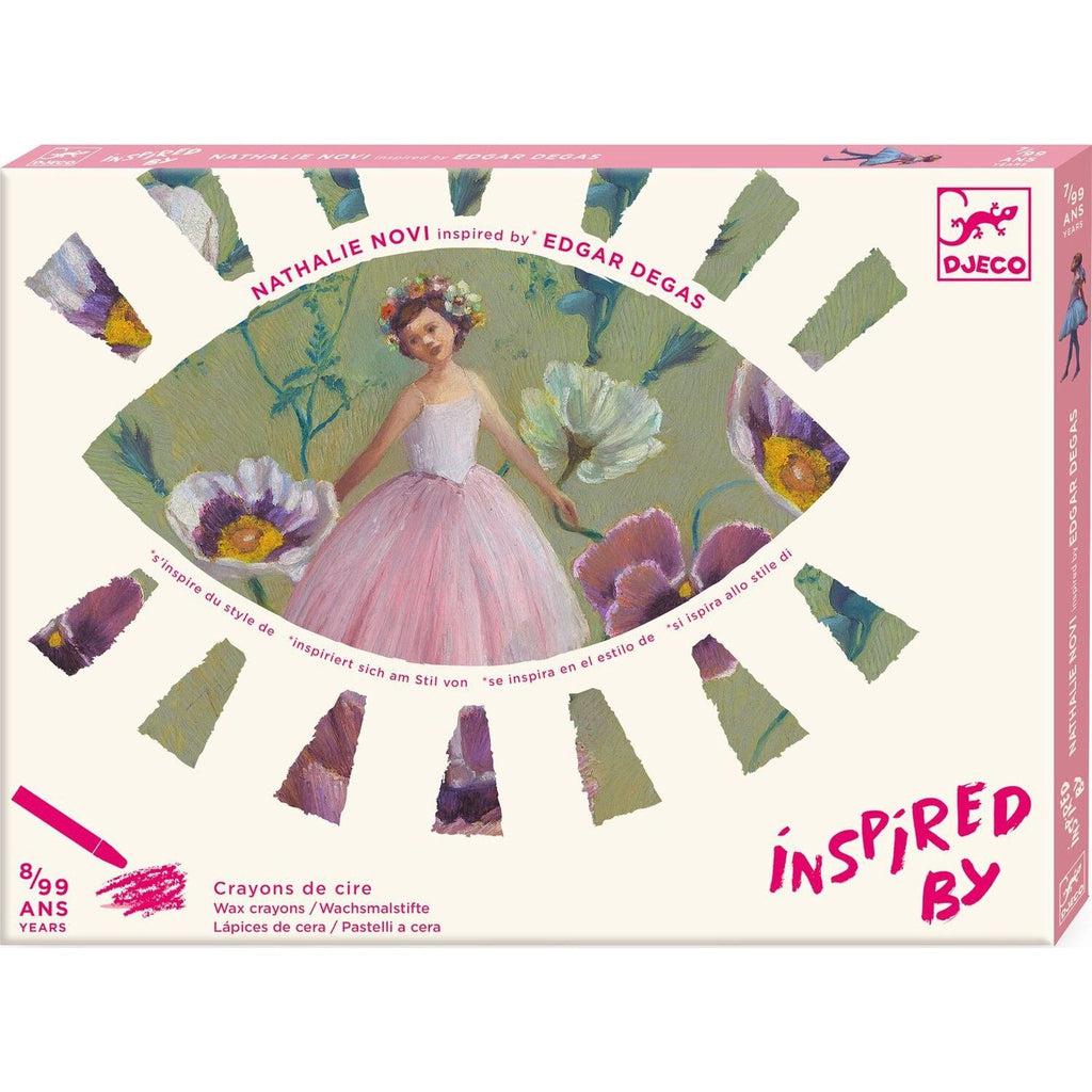 The Ballerina Wax Crayons Art Kit