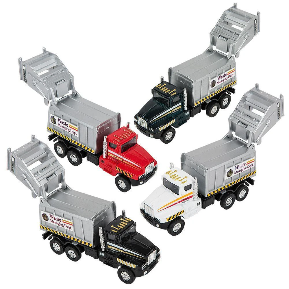 Pull Back Garbage Truck