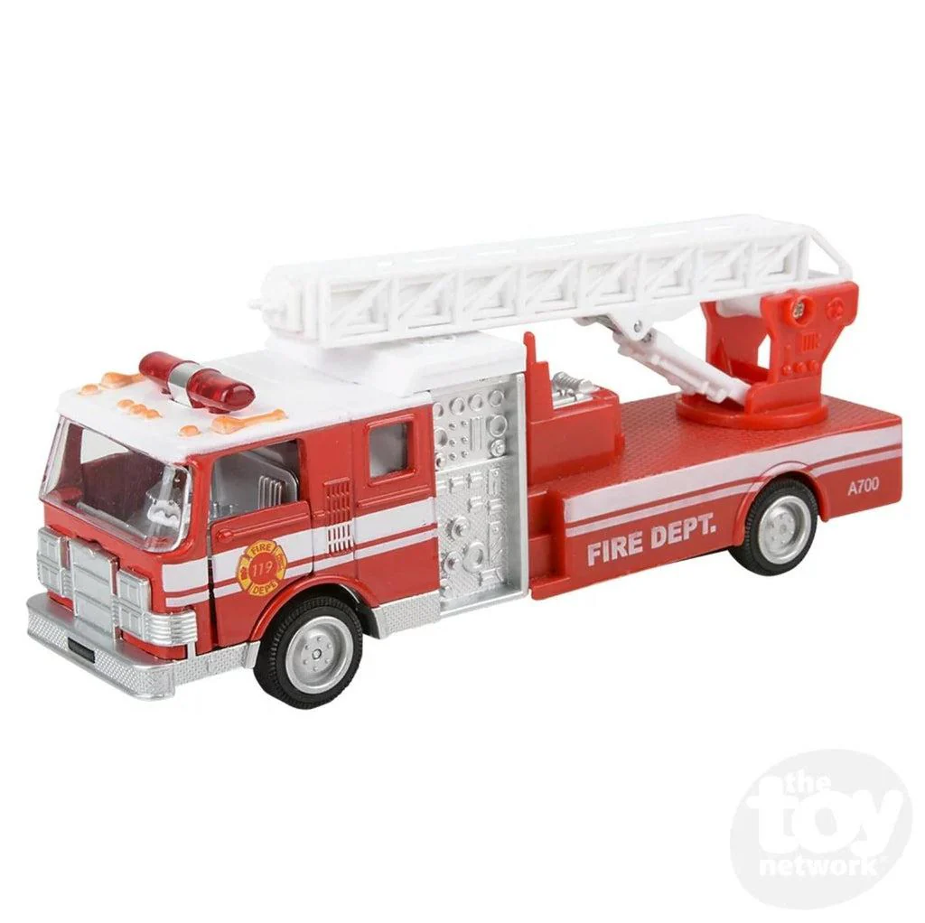 Pull Back Sonic Fire Engine
