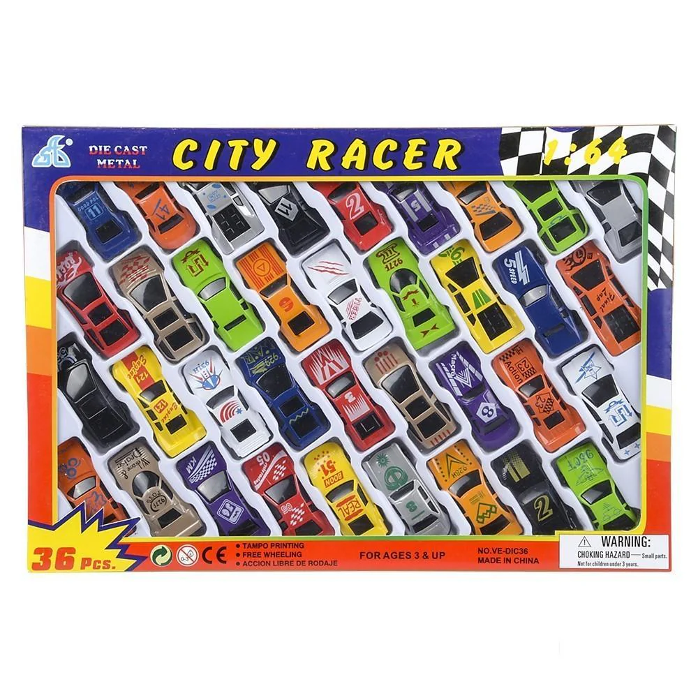 36 City Racer Cars