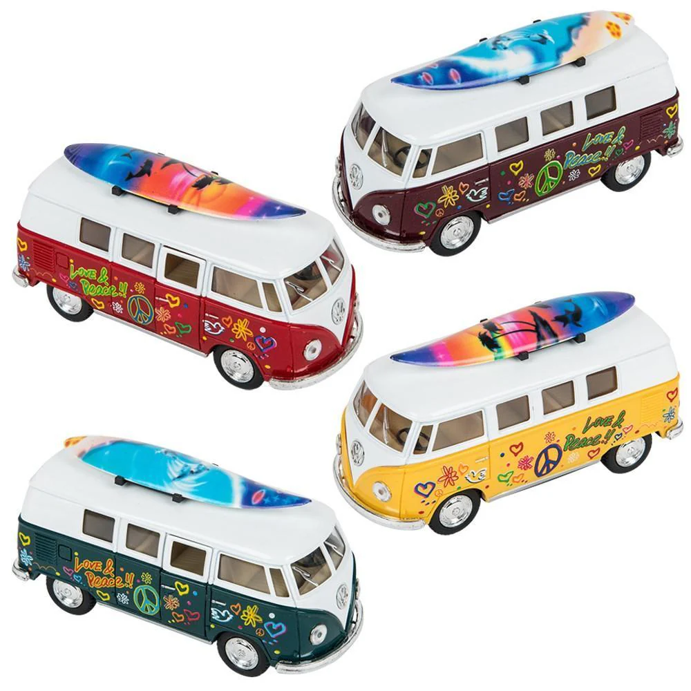 VW Bus with Surfboard Assorted