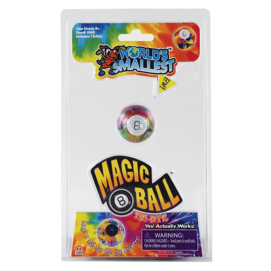 World's Smallest - Tie Dye Magic 8 Ball