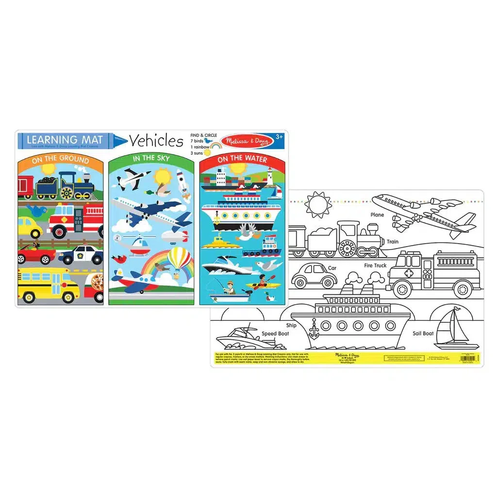 Vehicles Learning Mat