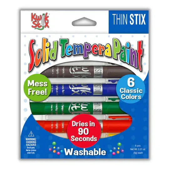 Water Based Tempura Paint Markers 6 pcs