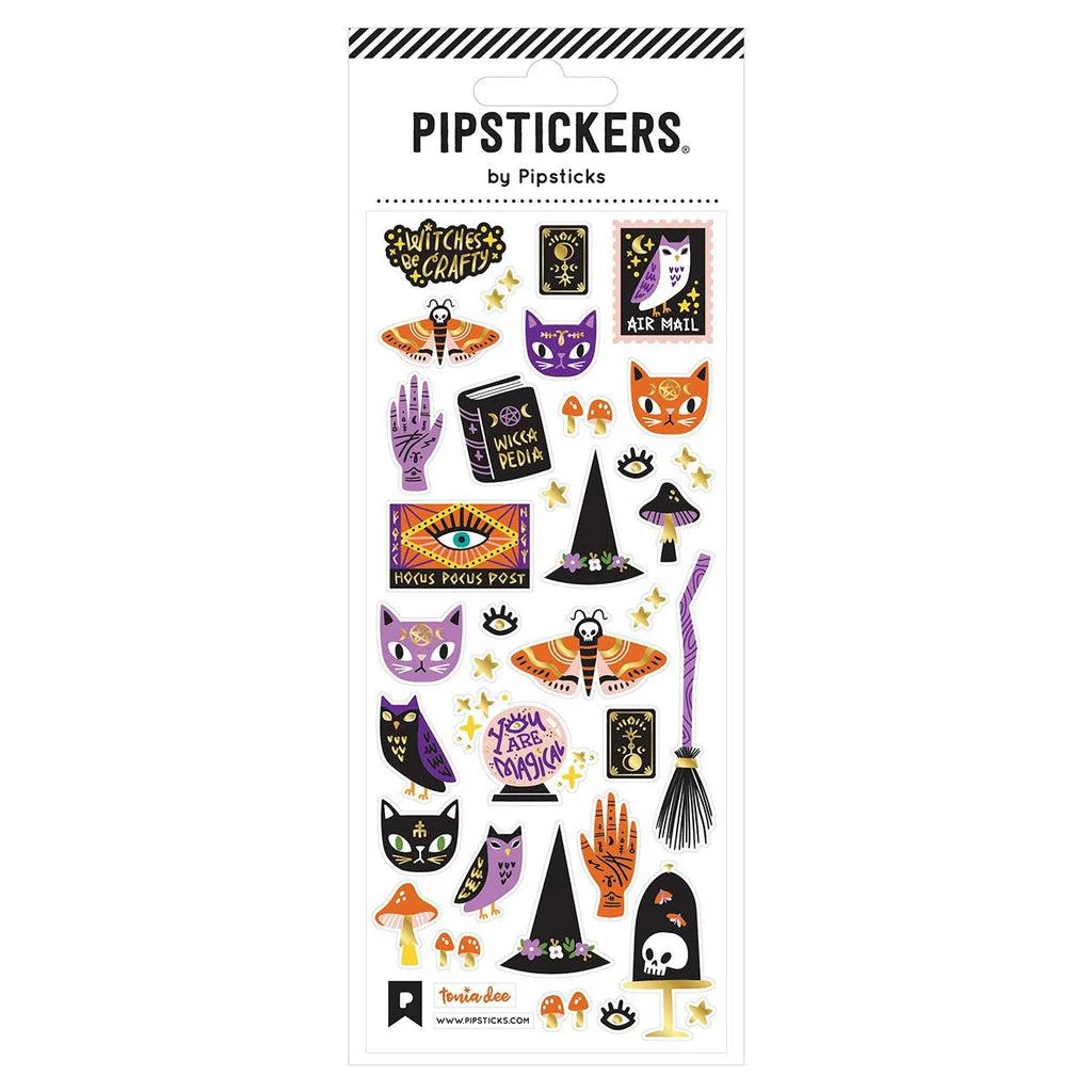 Witches Be Crafty Stickers