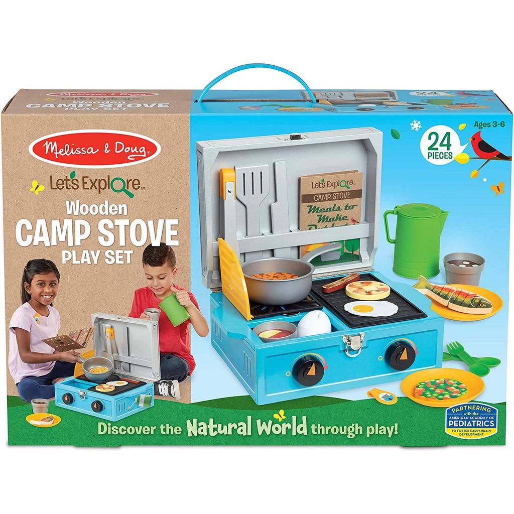 Wooden Camp Stove Play Set