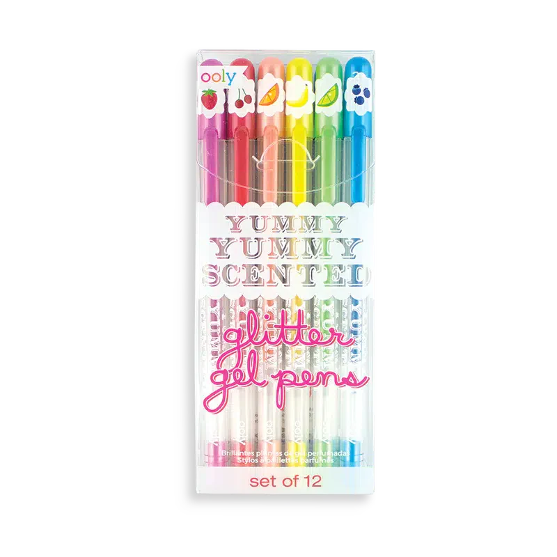 Yummy Yummy Scented Colored Glitter Gel Pens